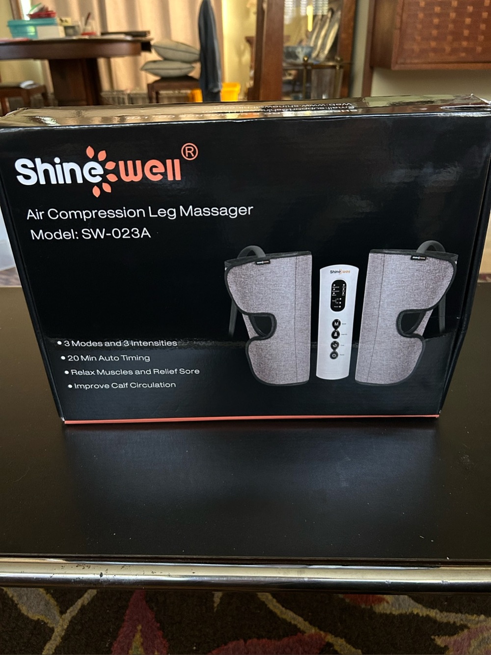Gray Air Compression Leg Massager SW-023A